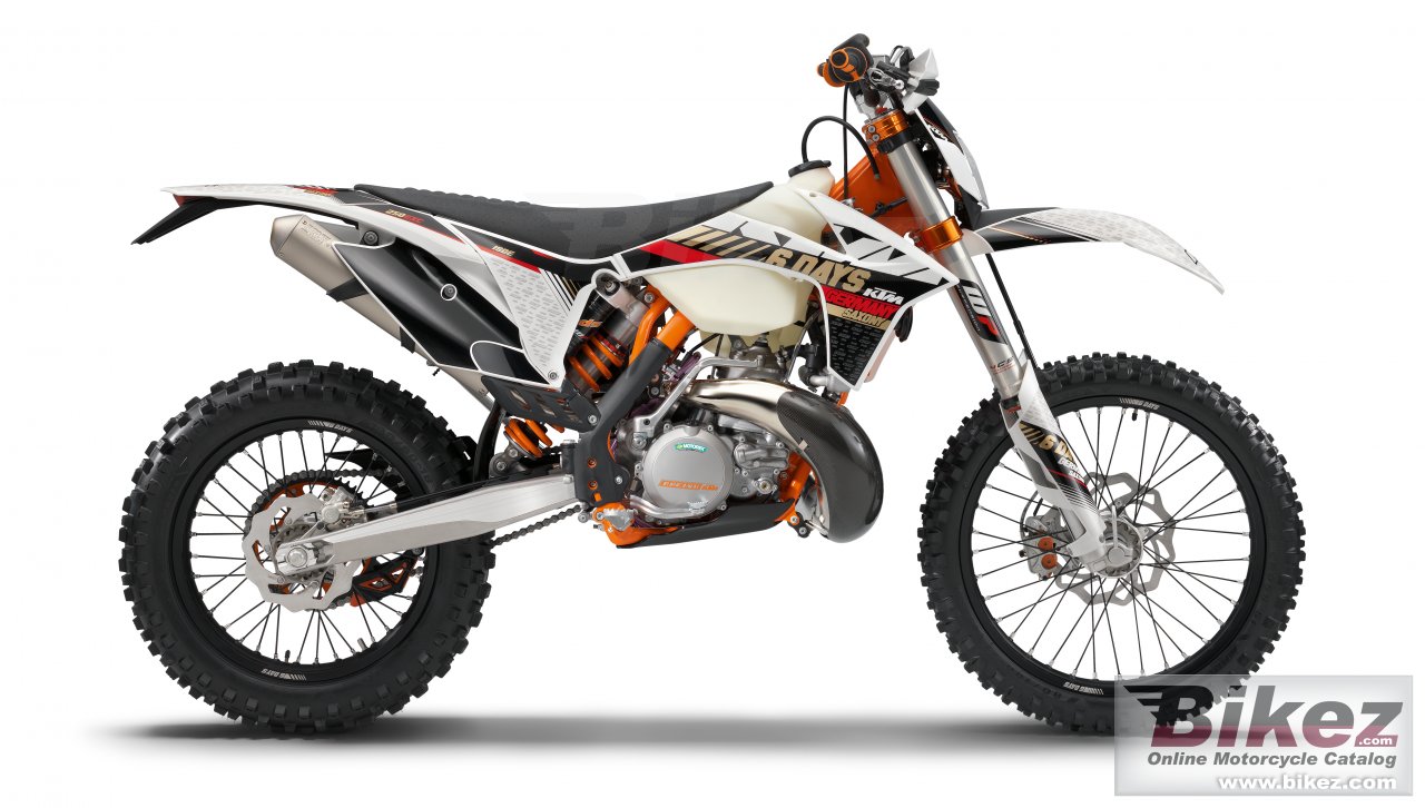 Big KTM 250 exc six days picture and wallpaper from Bikez.com